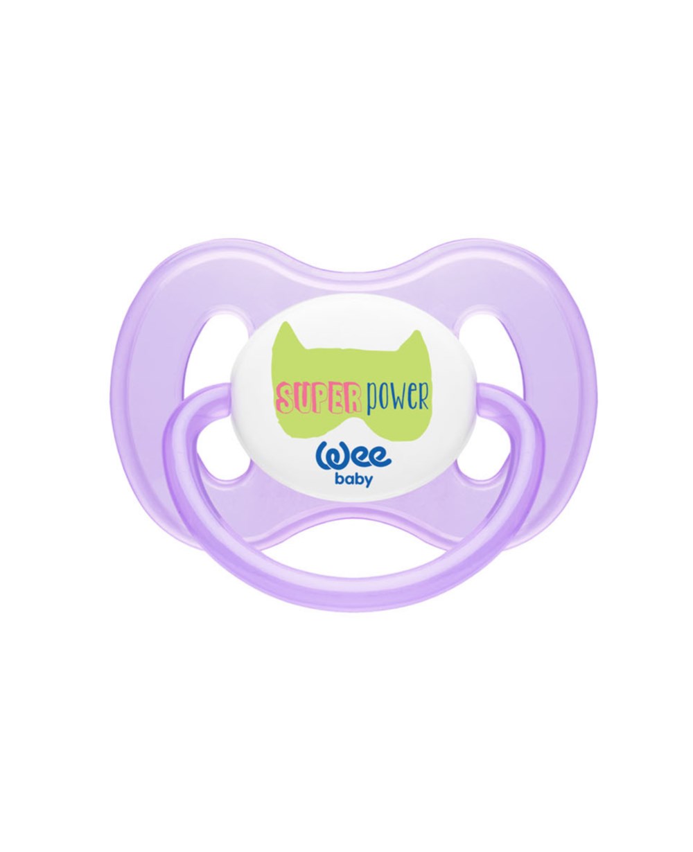 Emzik, WEE BABY, Wee Baby Damaklı Kelebek Emzik No:1 0-6Ay 158 Mor