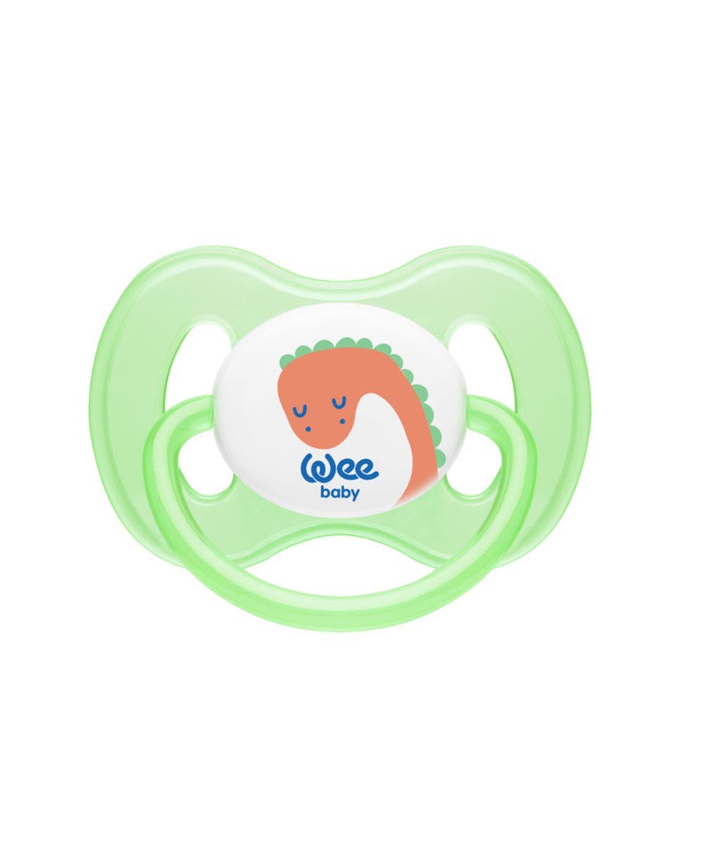 Emzik, WEE BABY, Wee Baby Damaklı Kelebek Emzik No:1 0-6Ay 158 Yeşil