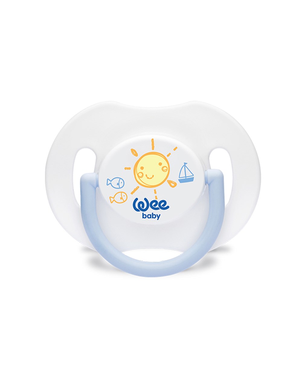 Emzik, WEE BABY, Wee Baby Kapaklı Gündüz Emziği No:2 6-18ay 782 Mavi