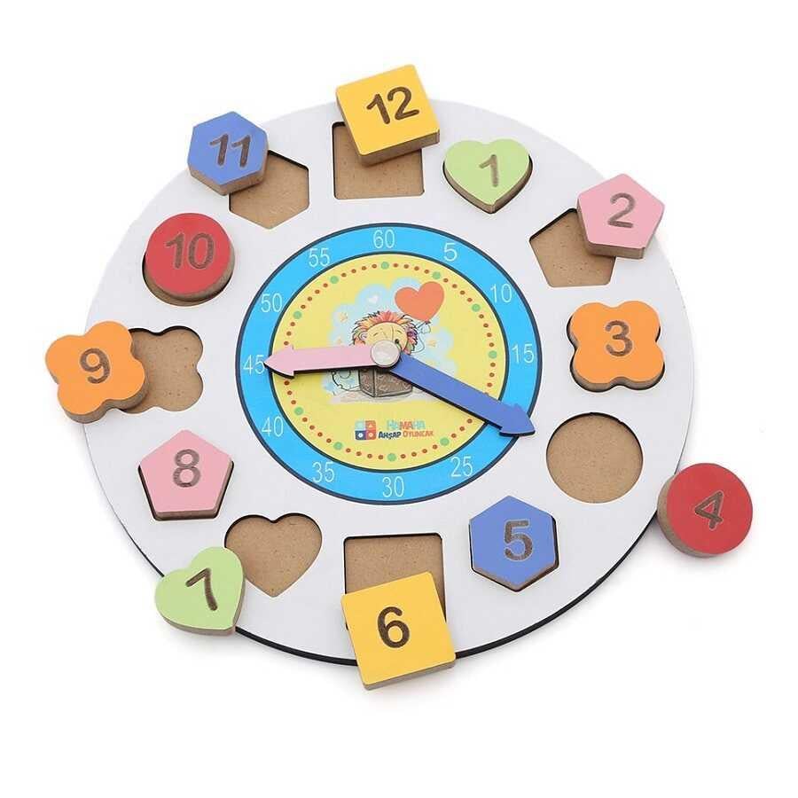 Eşleştirme Oyunları, OSMAN KIZILKAYA, Ahşap Eğitici Geometrik Bultak Saat