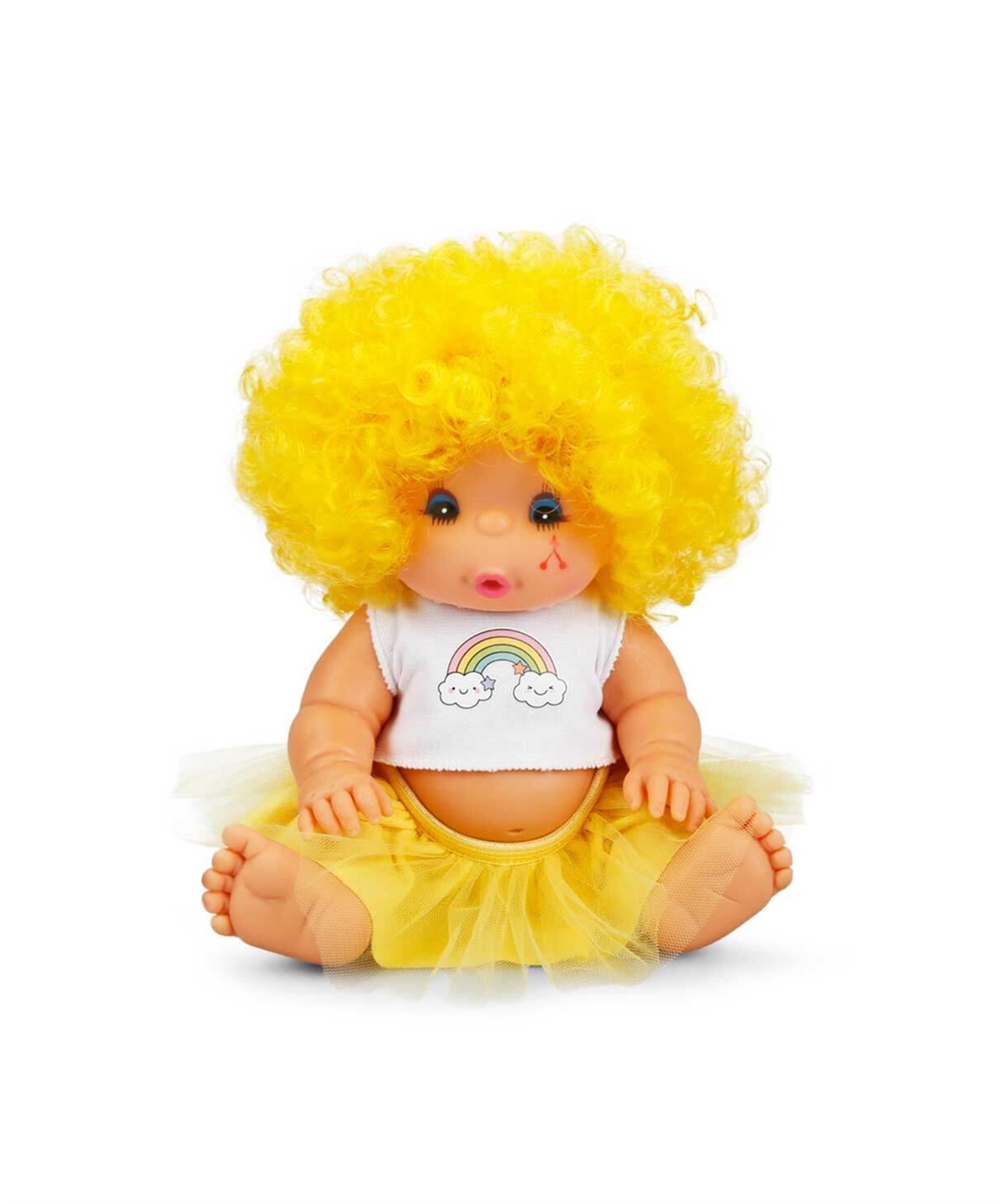 Et Bebekler, Sunman, Afro Bebek Kıvırcık Saçlı 23 cm 23488 Sarı
