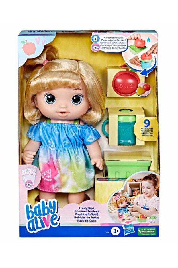 Et Bebekler, Hasbro, Baby Alive Bebeğimle Eğlenceli Yudumlar F7356