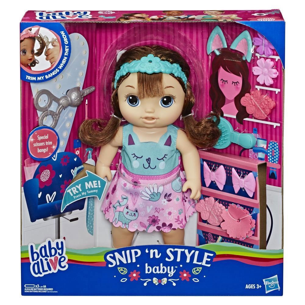Et Bebekler, Baby Alive, Baby Alive Bebeğimle Saç Tasarımı Kumral E5242