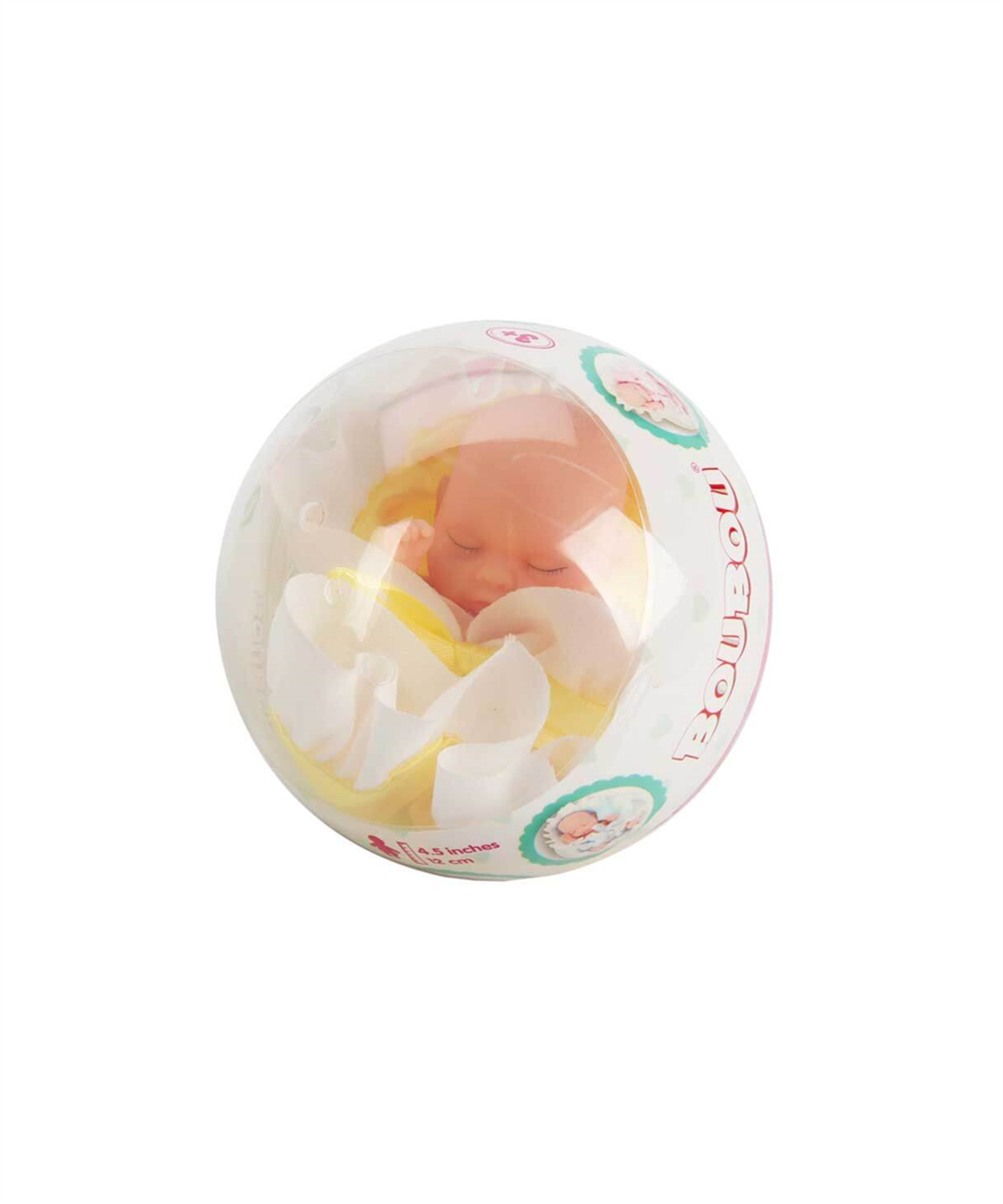 Et Bebekler, Sunman, Boubou Yeni Doğan Bebeğim 12 cm 20395 Sarı