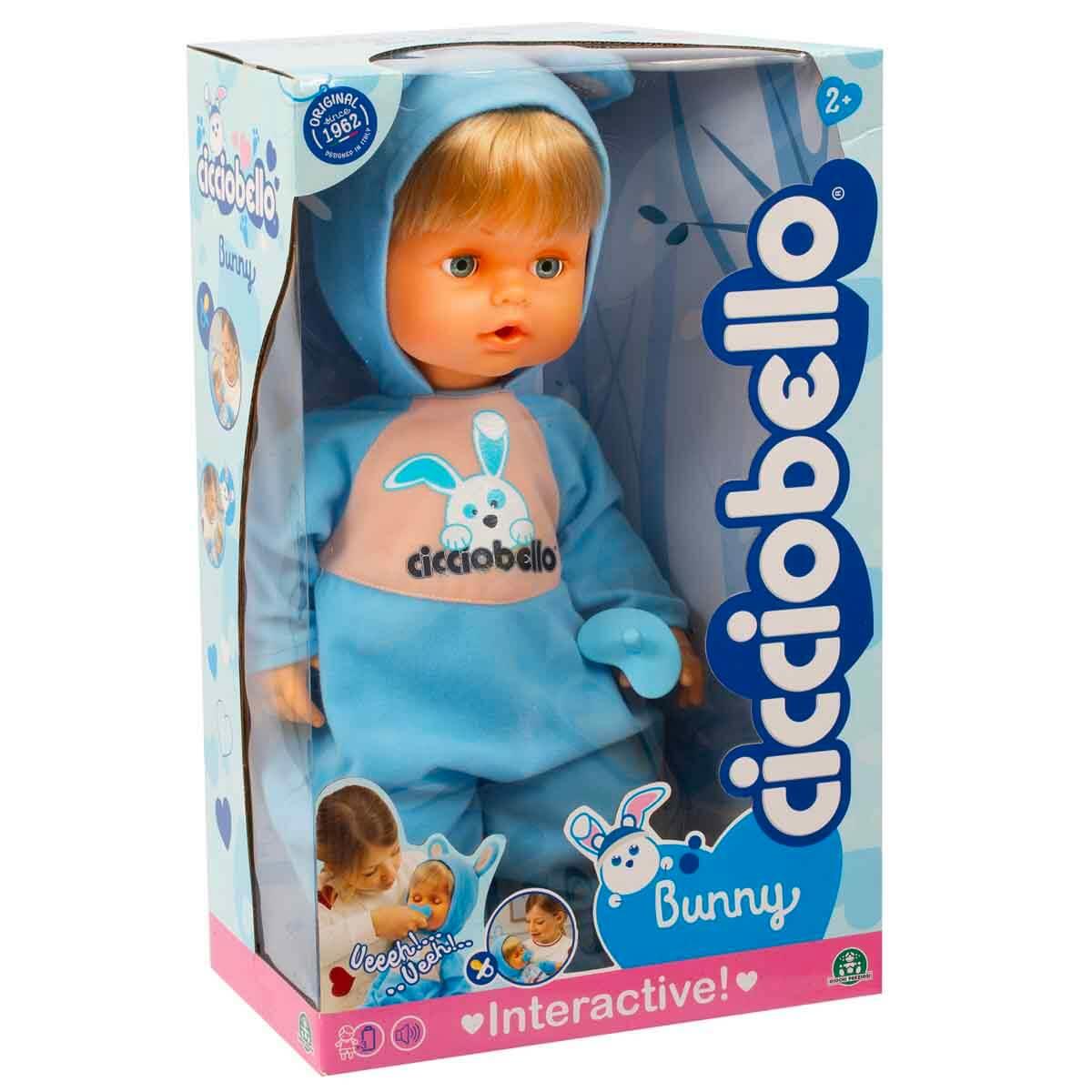 Et Bebekler, Giochi Preziosi, Cicciobello Sesli Tavşan Kostümlü Bebek 42 cm CCB09001