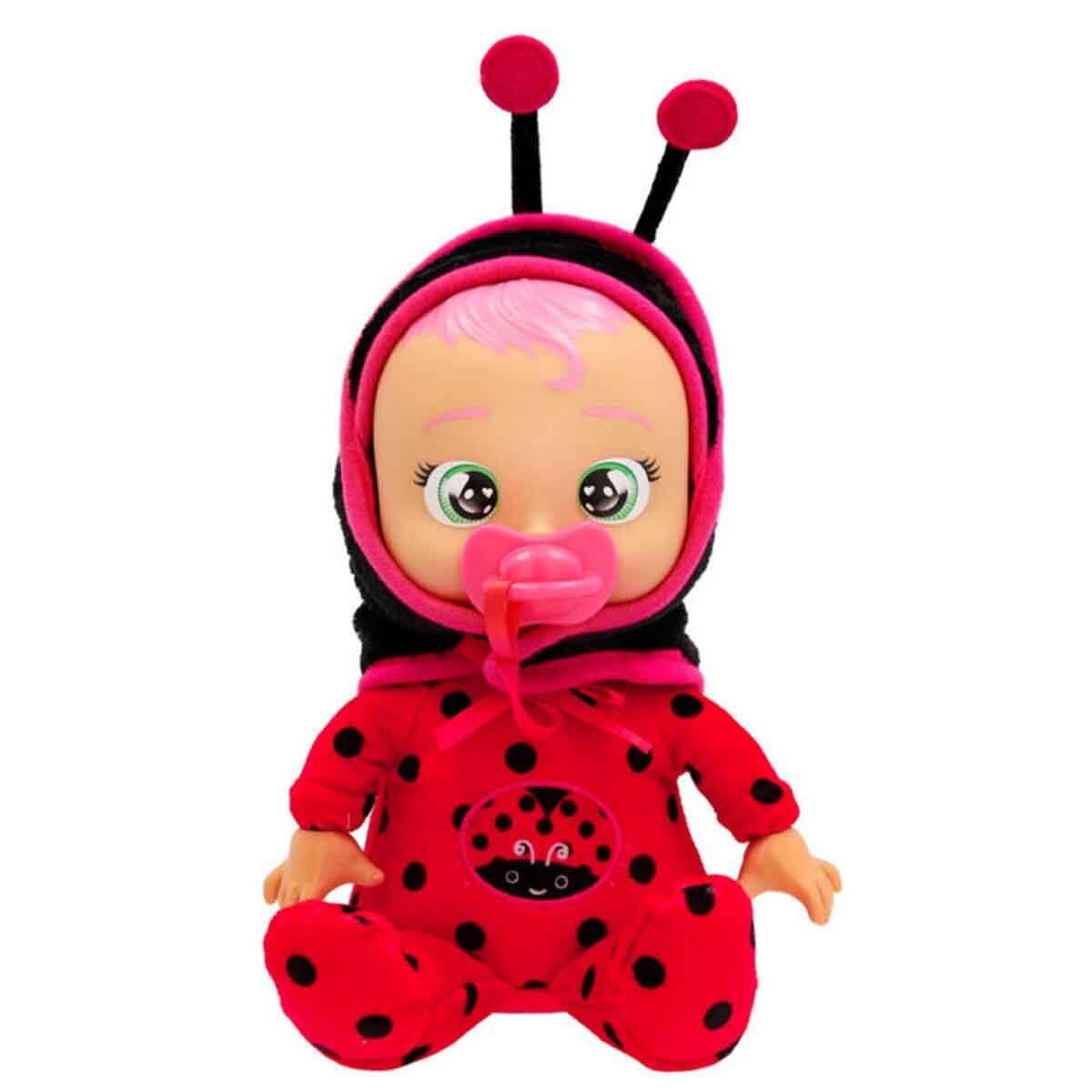 Et Bebekler, CRY BABIES, Cry Babies Ağlayan Yumuş Newborn Bebek CYB68000 Kırmızı Pijamalı Lady