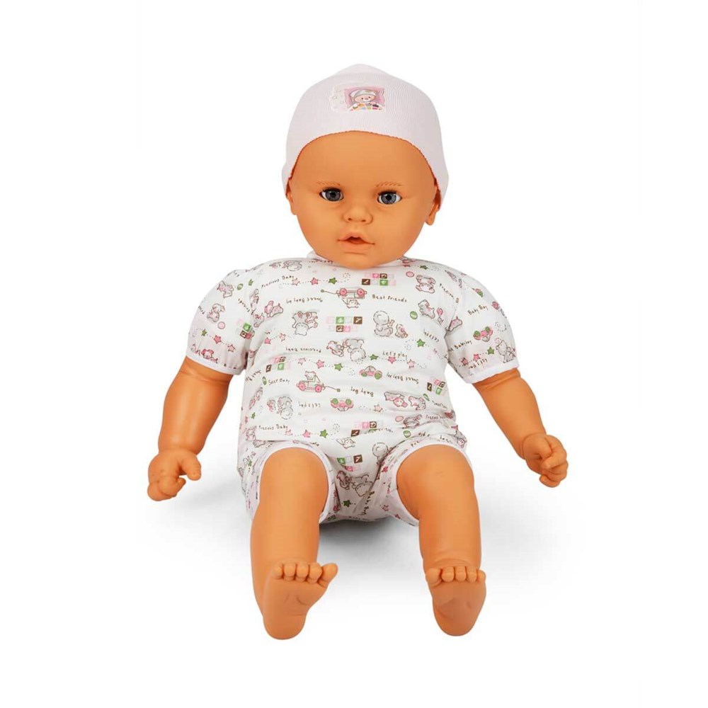 Et Bebekler, Sunman, Denis Bebek 60 cm Hayvan Desenli - Pembe Bere 22092