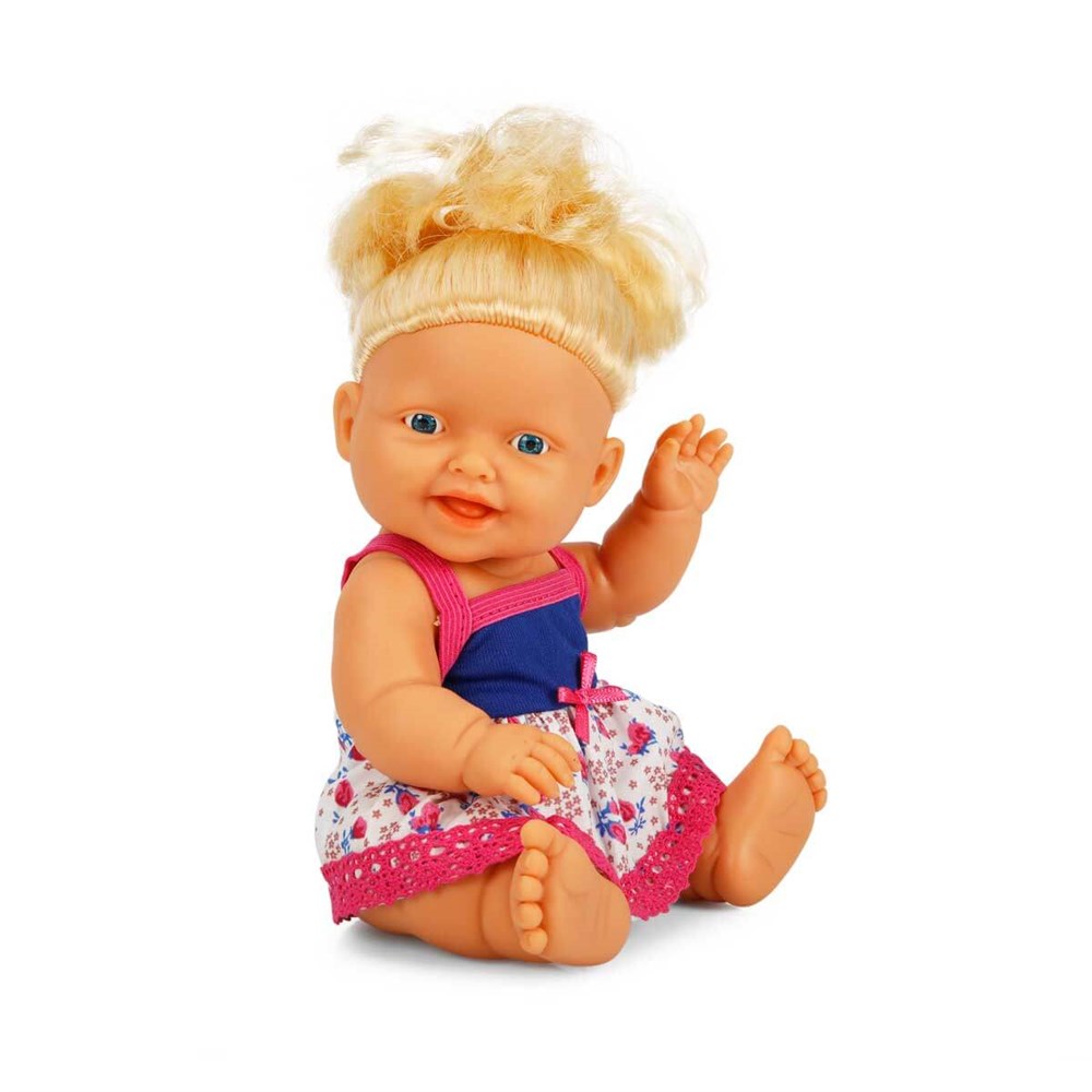 Et Bebekler, Sunman, Nil Bebek Saçlı 23 cm 22061 Sarışın Gülen Bebek