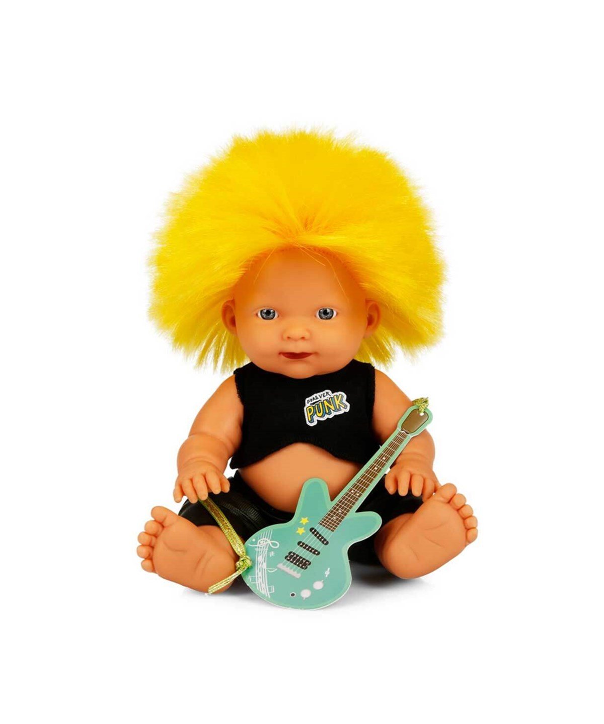 Et Bebekler, Sunman, Punk Nil Bebek 23 cm 23495 Sarı Kirpi Saç