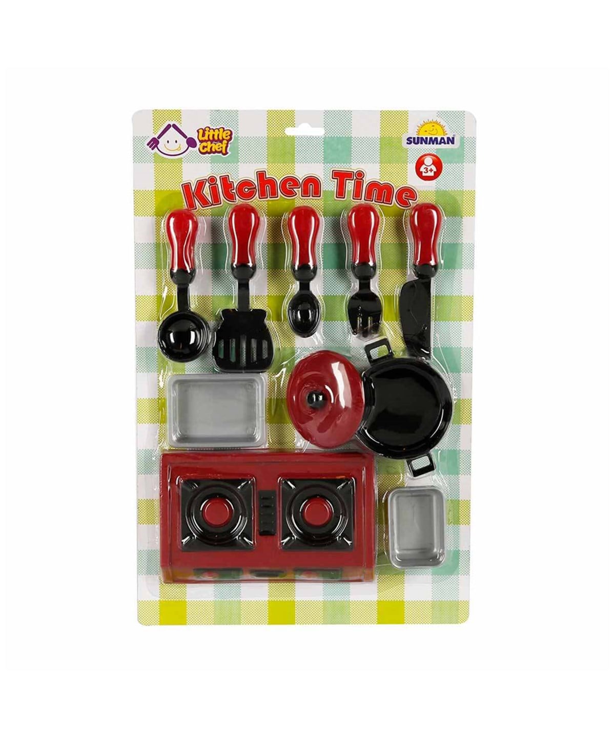 Evcilik Aksesuarları, Sunman, Little Chef Mutfak Aletleri 70004 Ocak Seti