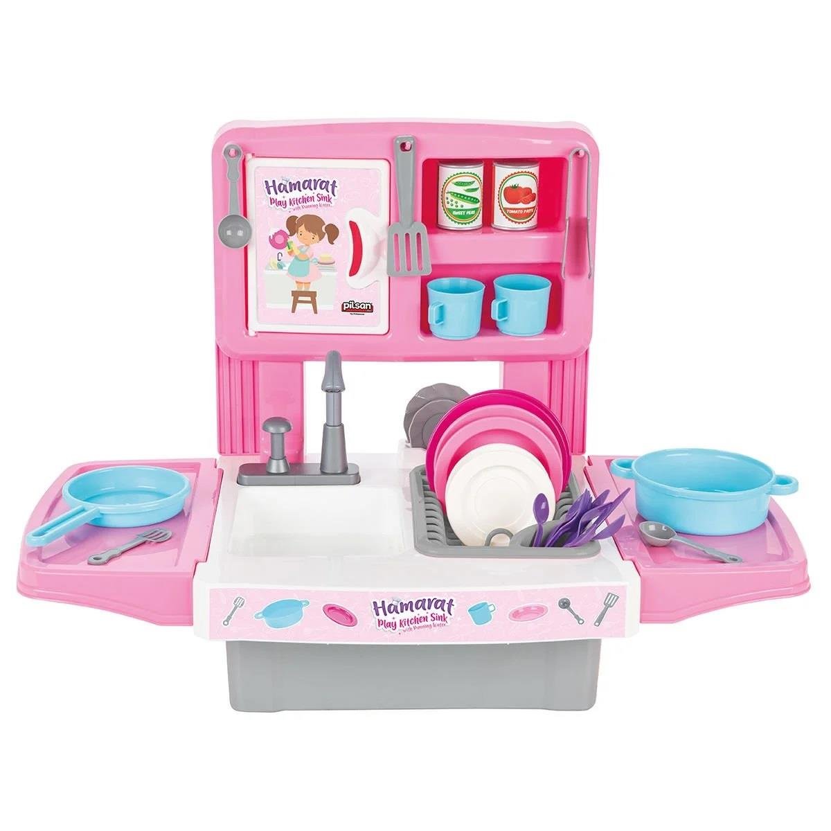 Evcilik Aksesuarları, Pilsan, Pilsan Hamarat Musluklu Mutfak Seti 03 602