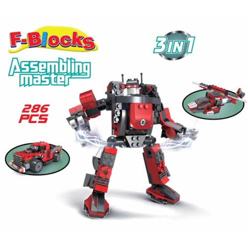 F-Blocks Lego Setleri, F-BLOCKS, F-Blocks Lego Master Seri 286 Parça Robot Seti 25620