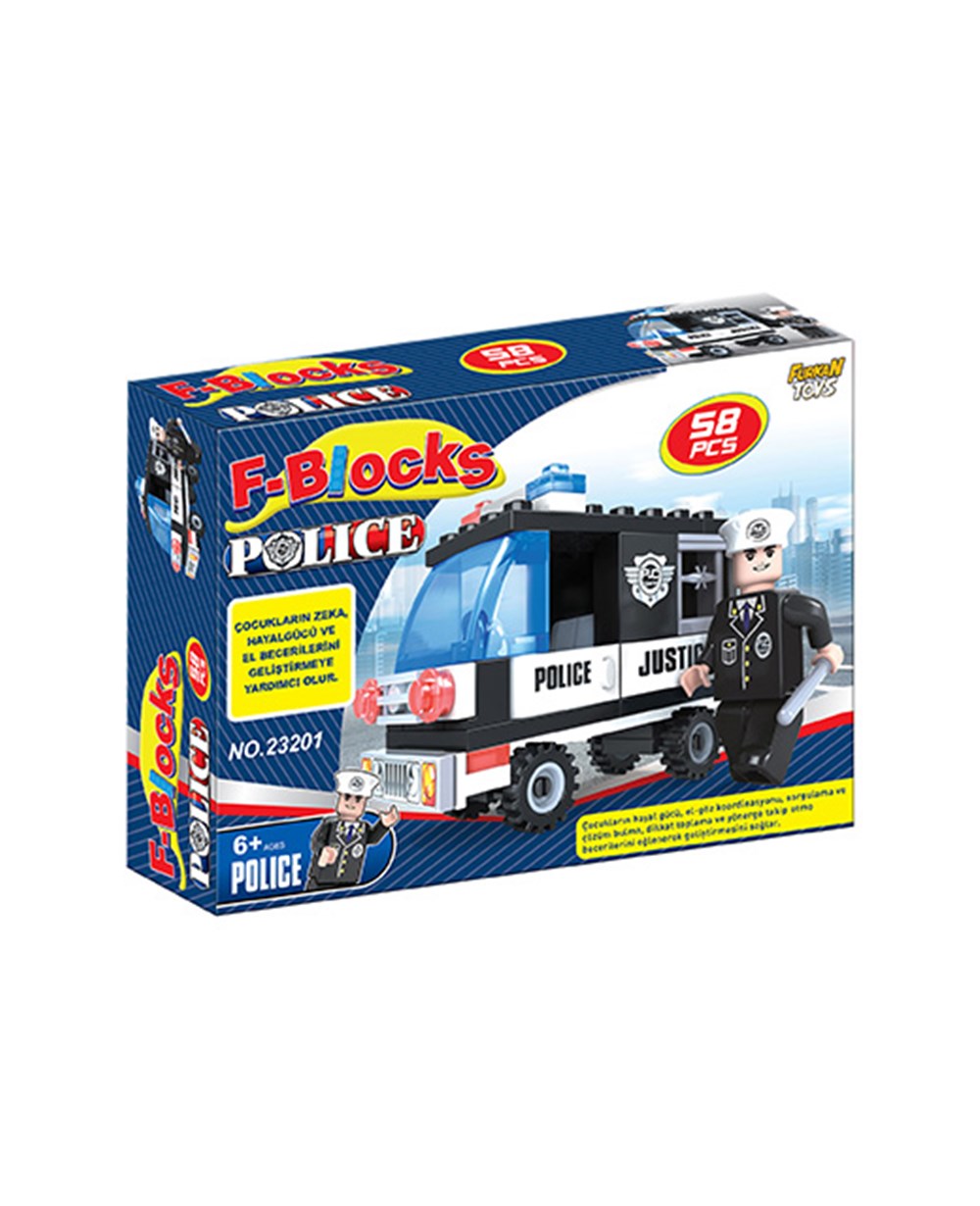 F-Blocks Lego Setleri, F-BLOCKS, F-Blocks Lego Seti Polis Seri 58 Parça FR38101