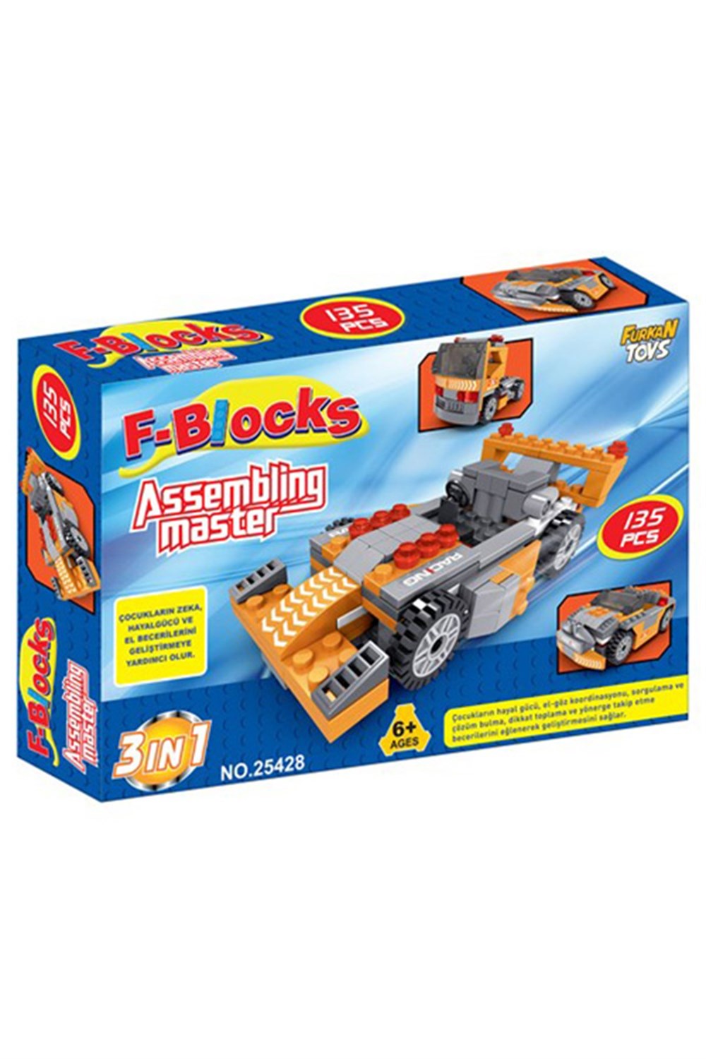 F-Blocks Lego Setleri, F-BLOCKS, F-Blocks Lego Seti Master Seti 135 Parça 3in1