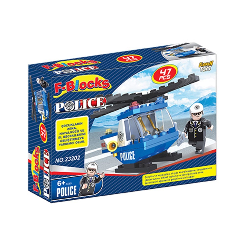 F-Blocks Lego Setleri, F-BLOCKS, F-Blocks Polis Seri 126 Parça Lego Seti FR38118