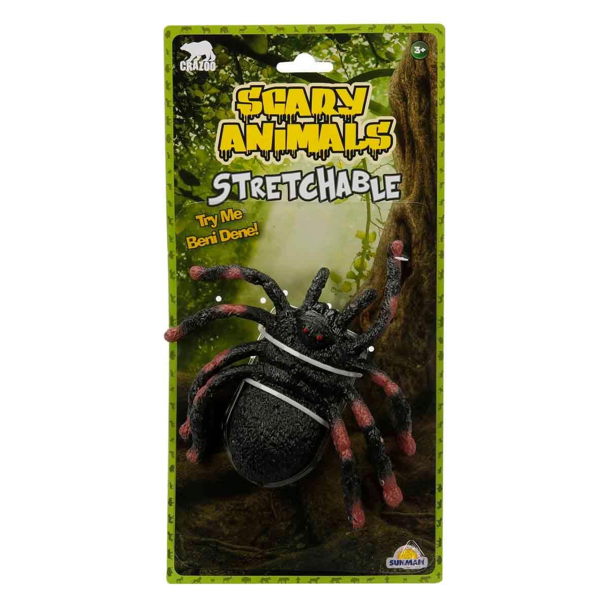 Hayvan Figürleri, Sunman, Crazoo Streç Böcek 33516 Tarantula
