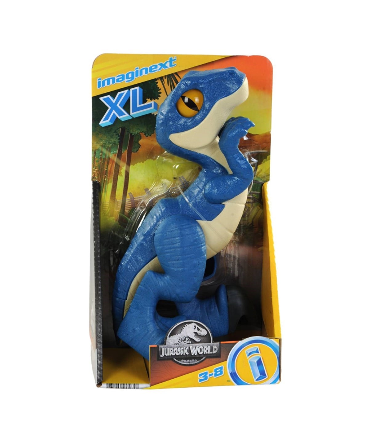 Hayvan Figürleri, Imaginext, Imaginext Jurassic World XL Figürler GWN99 GWP07 Raptor