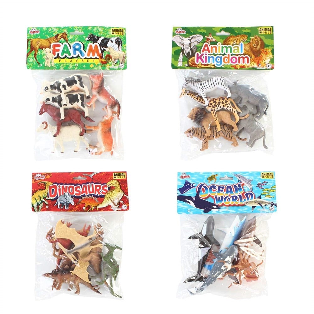 Çeşitli Hayvan Setleri - 6'lı Poşette, 8694359037323