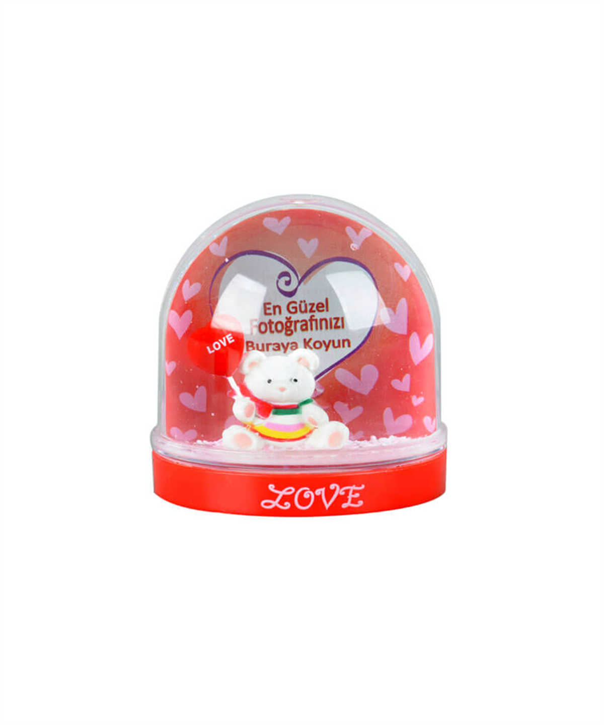 Hobi ve Koleksiyon, Sunman, Resimli Kar Küresi 93941 Papyonlu Ayı