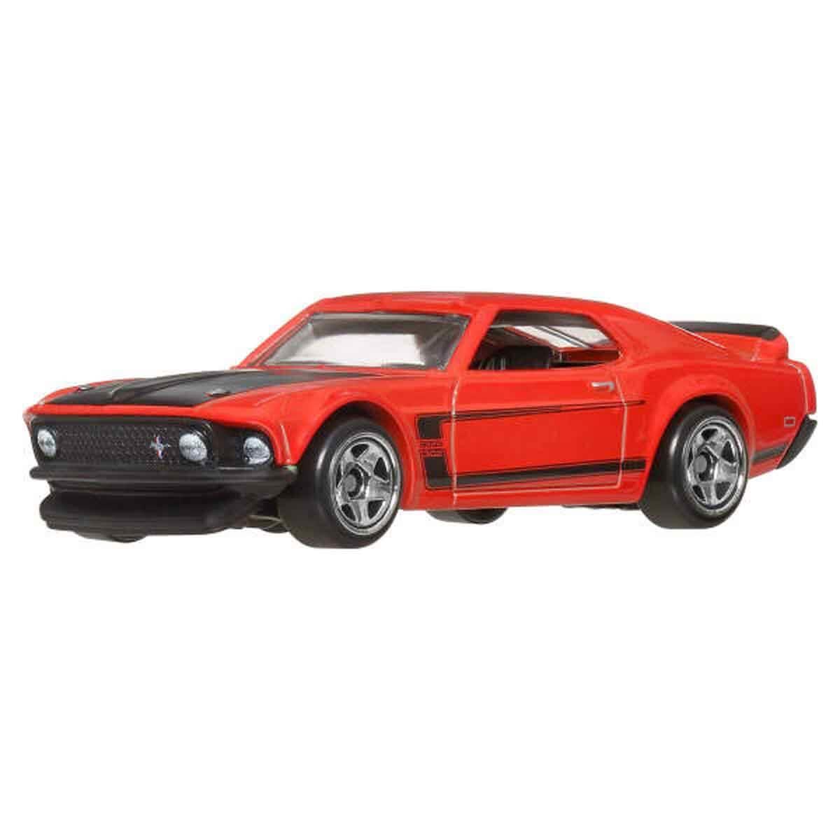 Hot Wheels Oyun Setleri, Mattel, Hot Wheels 1:64 Tekli Arabalar Ford Mustang 60 Yıl GRT01 JBY51 69 FORD MUSTANG BOSS 302