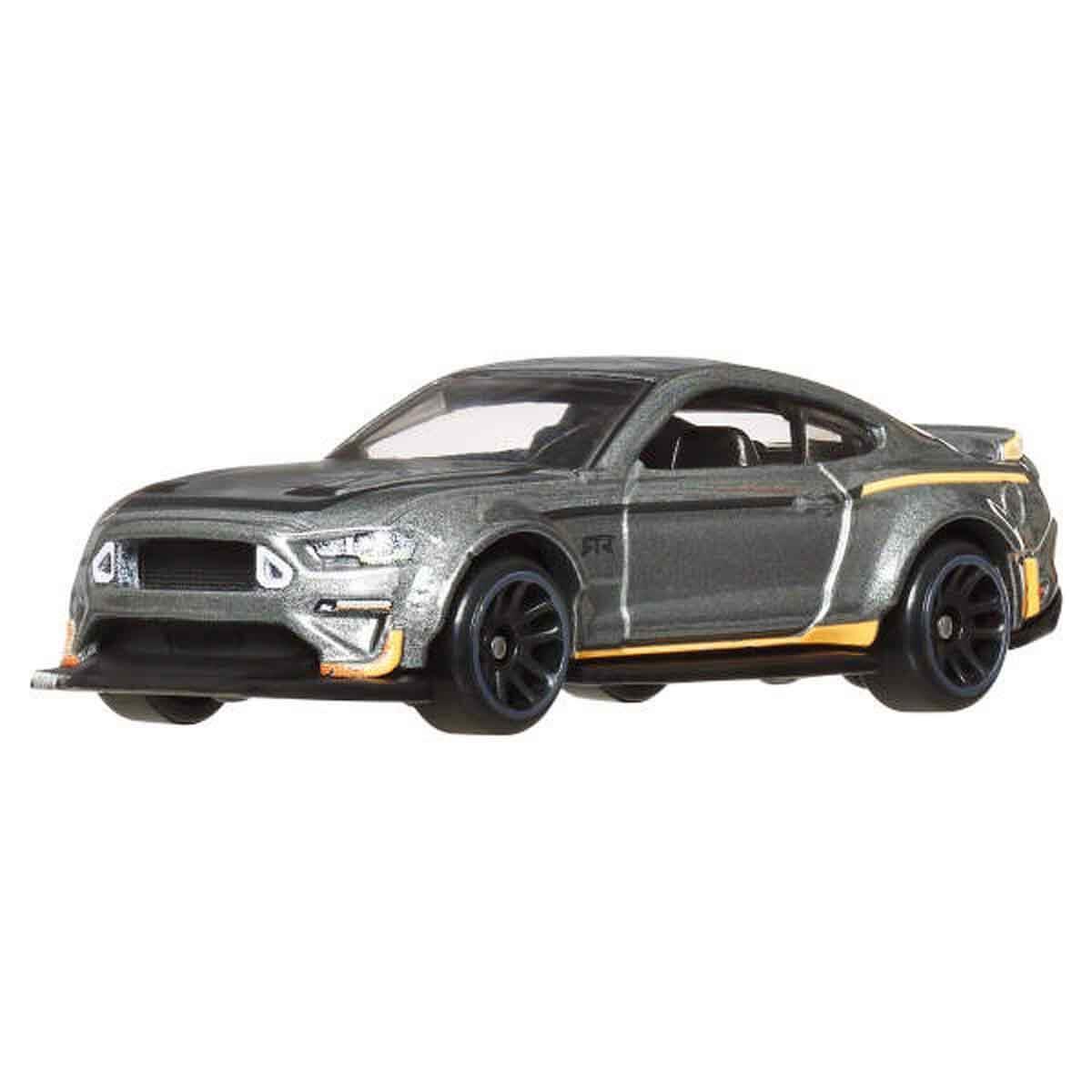 Hot Wheels Oyun Setleri, Mattel, Hot Wheels 1:64 Tekli Arabalar Ford Mustang 60 Yıl GRT01 JBY53 18 FORD MUSTANG RTR SPEC 5