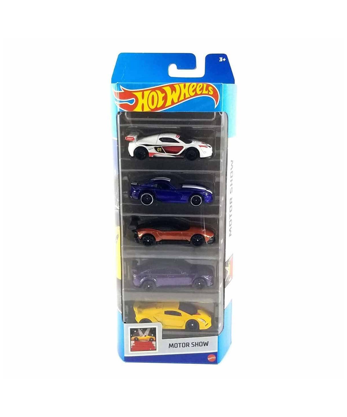 Hot Wheels Oyun Setleri, Hot Wheels, Hot Wheels 5'li Araba Seti 01806 HFV80 Motor Show