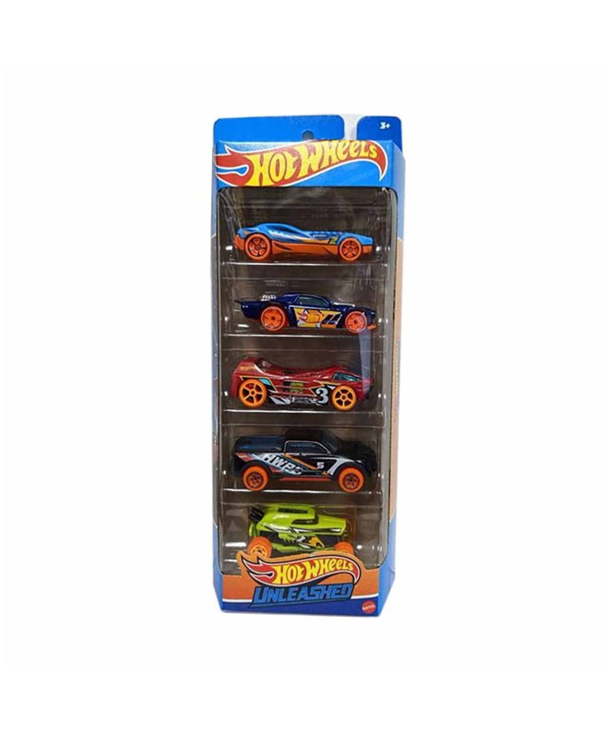 Hot Wheels Oyun Setleri, Hot Wheels, Hot Wheels 5'li Araba Seti 01806 HFV79 HW Unleashed