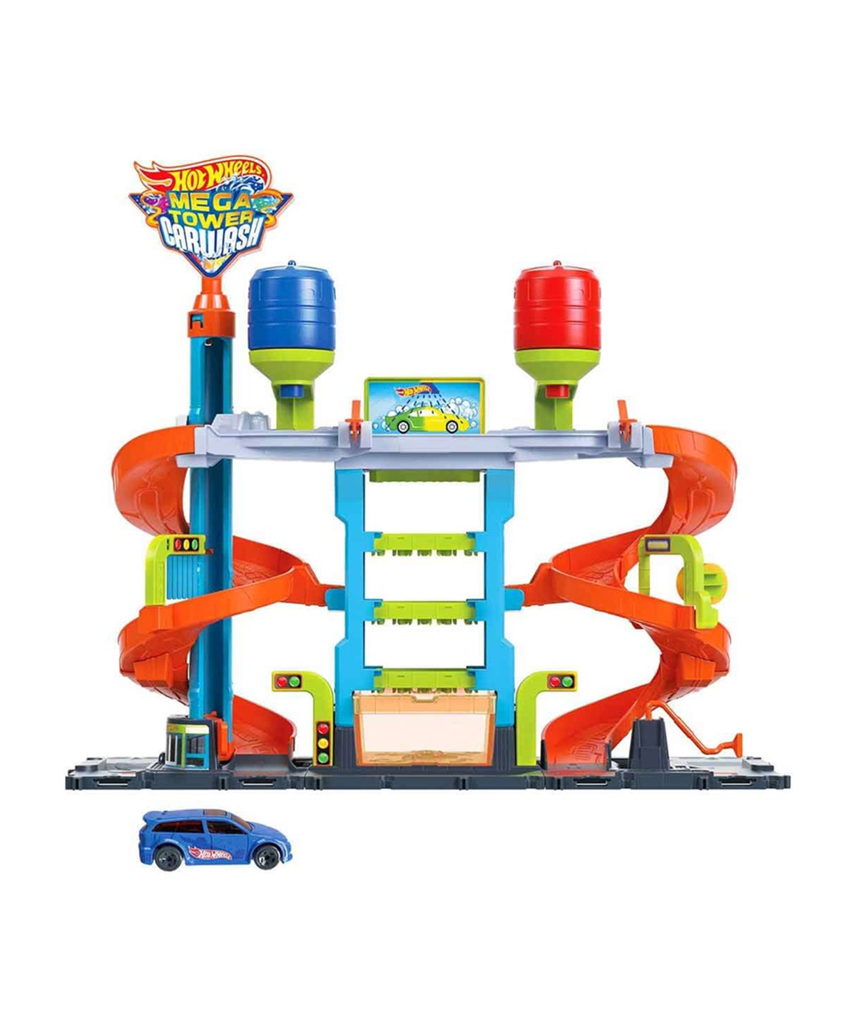 Hot Wheels Oyun Setleri, Hot Wheels, Hot Wheels City Mega Araba Yıkama HDP05