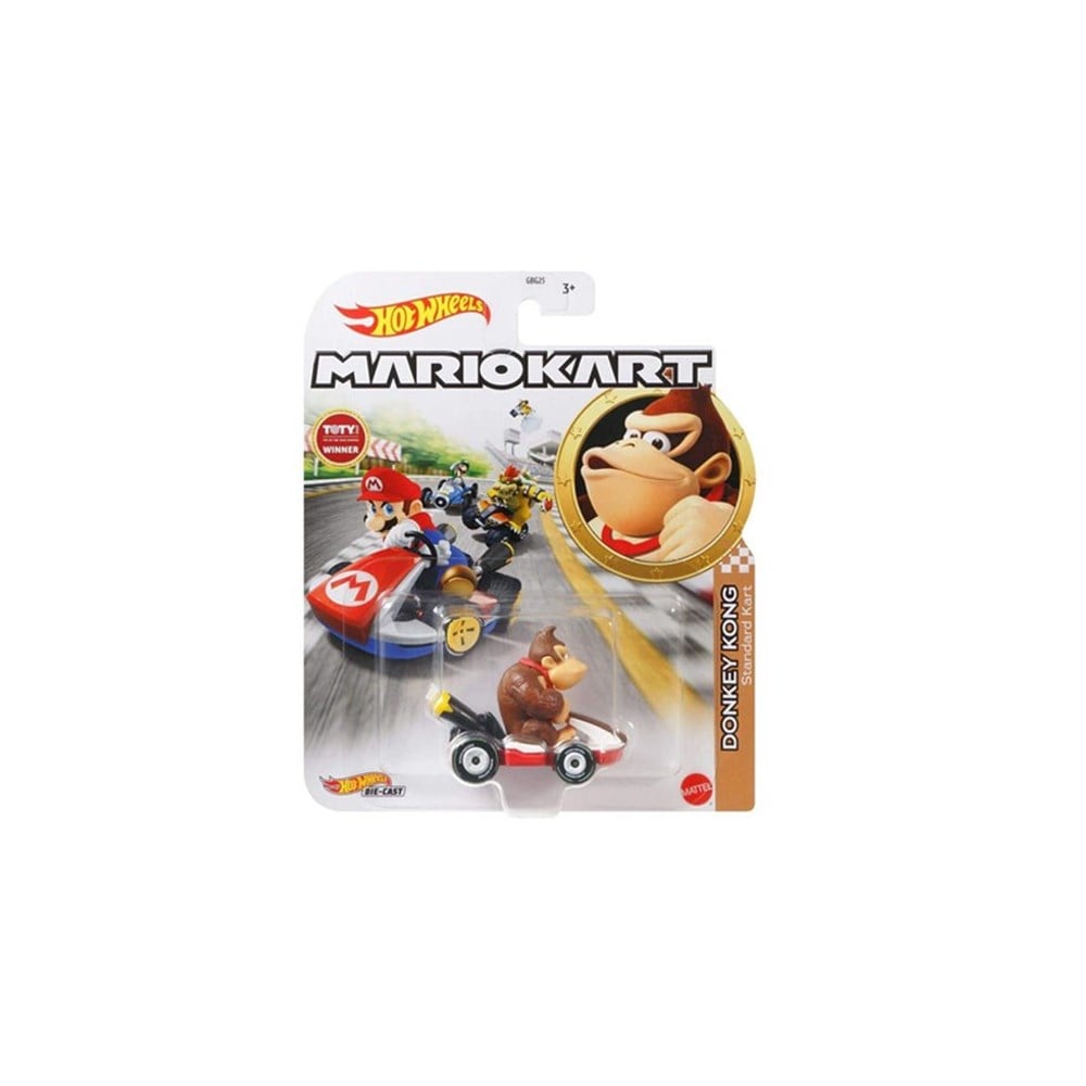 Hot Wheels Oyun Setleri, Hot Wheels, Hot Wheels Mario Kart Karakter Araçlar GBG25 GRN24 Donkey Kong