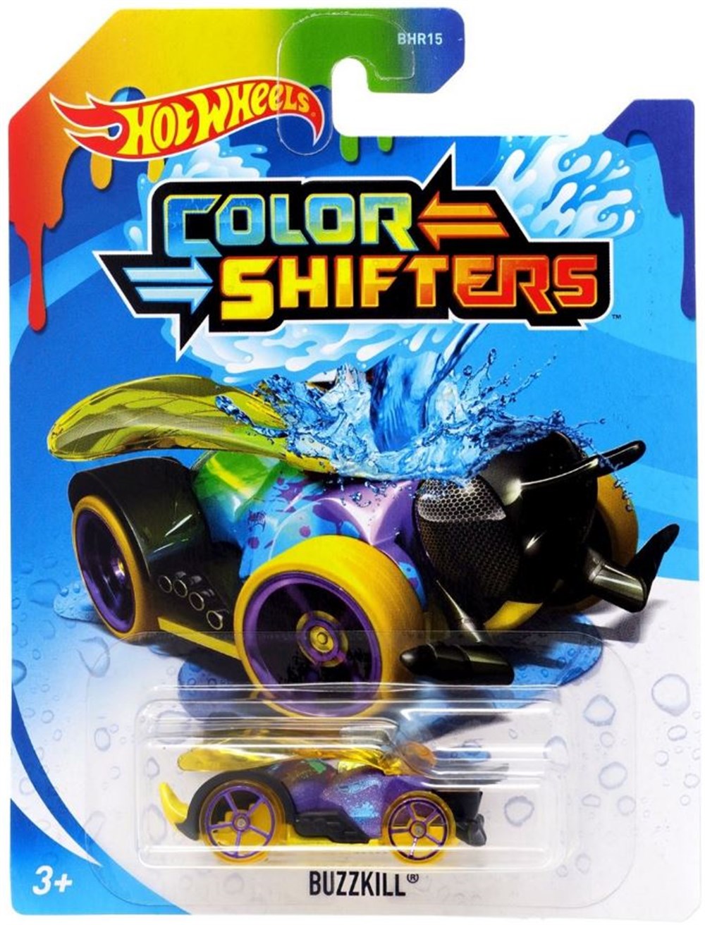 Hot Wheels Oyun Setleri, Hot Wheels, Hot Wheels Renk Değiştiren Araçlar  HBR15 BHR56 Buzzkill