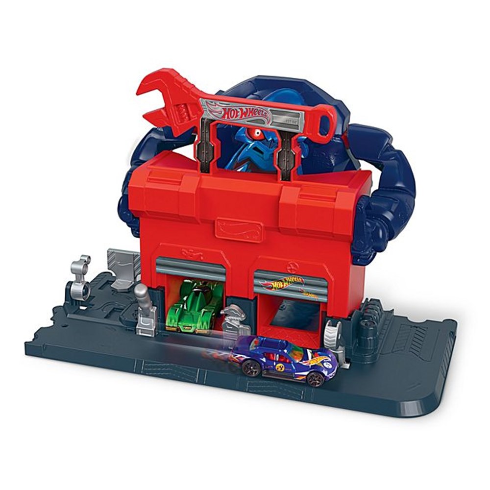 Hot Wheels Oyun Setleri, Hot Wheels, Hot Wheels Şehirde Yaratık Macerası Oyun Seti Serisi FNB05 GJK89 Gorilin Garaj Saldırısı