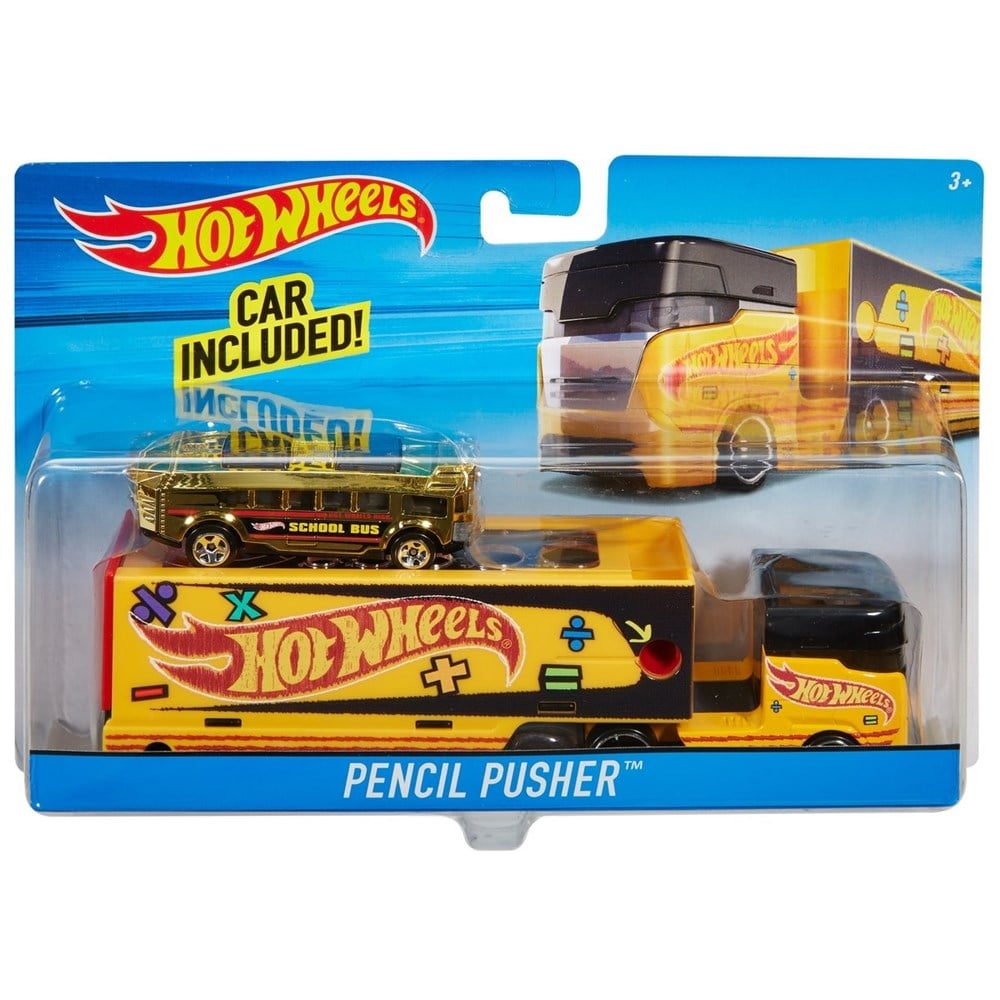 Hot Wheels Oyun Setleri, Hot Wheels, Hot Wheels Taşıyıcı Tırlar BDW51 DXB40 Pencil Pusher