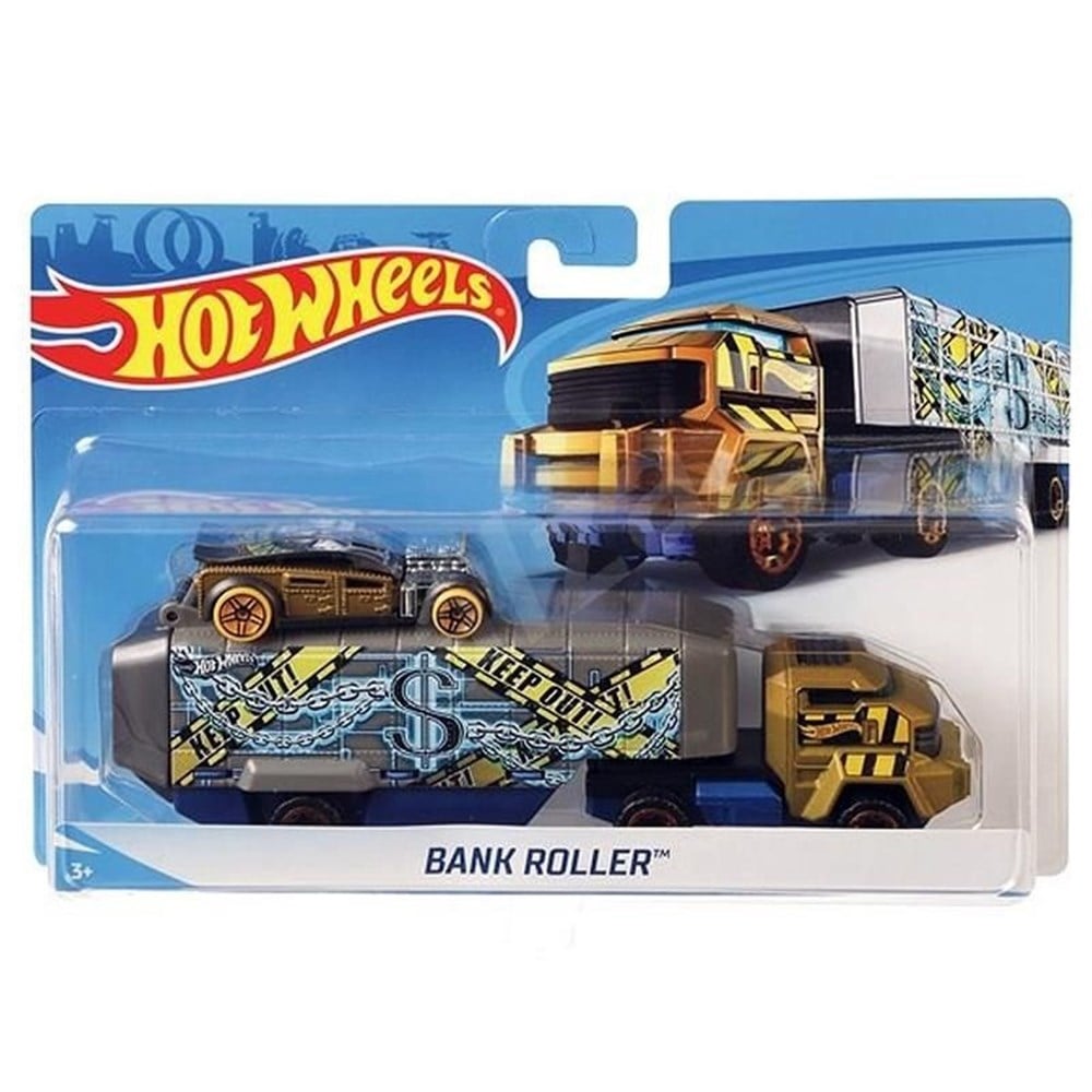 Hot Wheels Oyun Setleri, Hot Wheels, Hot Wheels Taşıyıcı Tırlar BDW51 FKW88 Bank Roller