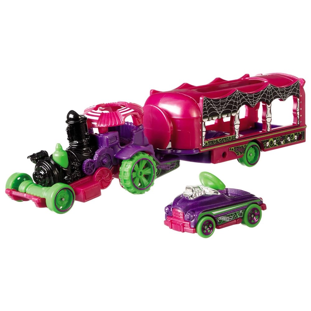 Hot Wheels Oyun Setleri, Hot Wheels, Hot Wheels Taşıyıcı Tırlar BDW51 FKW90 Car-Nival Steamer