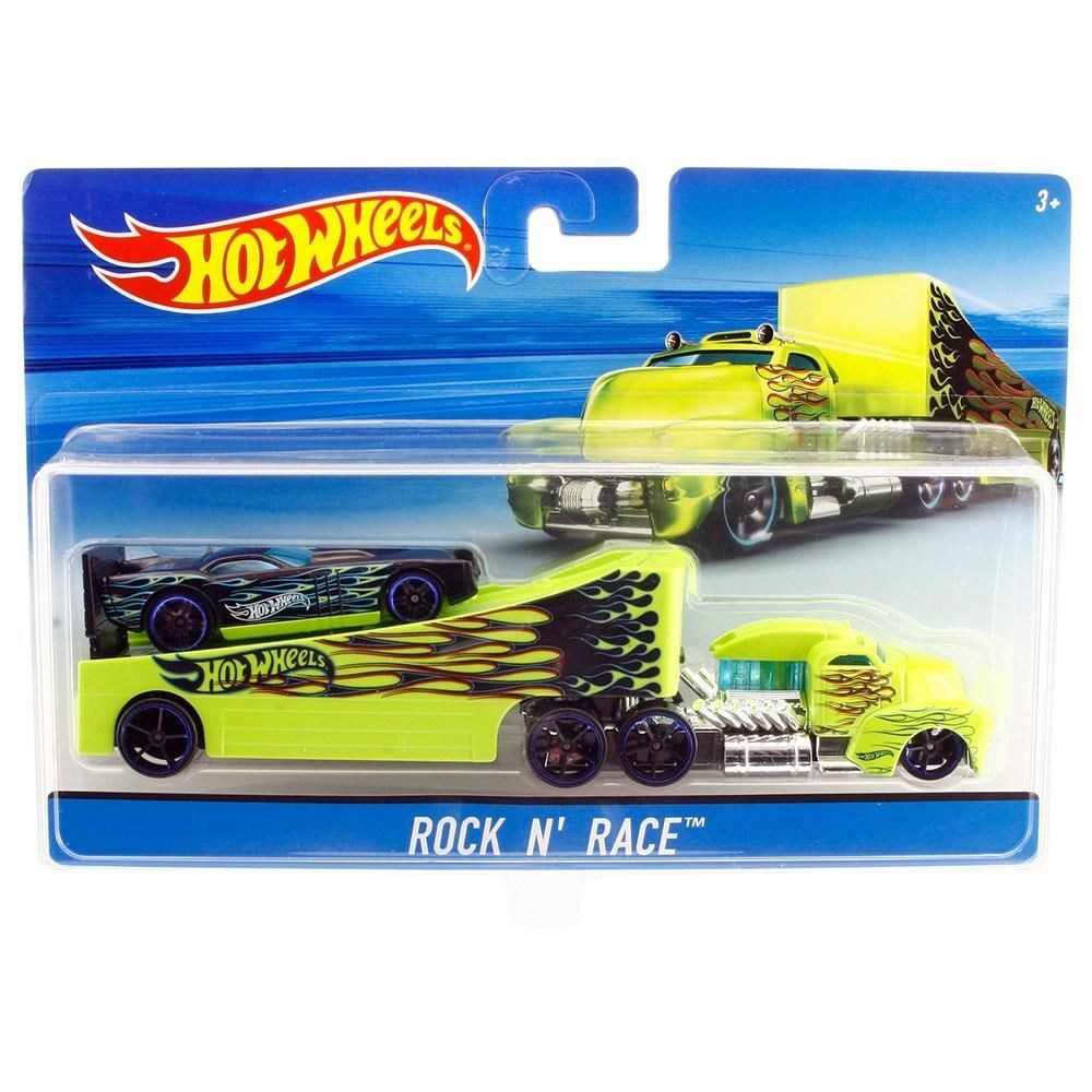Hot Wheels Oyun Setleri, Hot Wheels, Hot Wheels Taşıyıcı Tırlar BDW51 BDW52 Rock N' Race