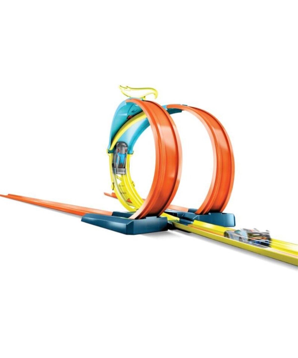 Hot Wheels Oyun Setleri, Hot Wheels, Hot Wheels Track Builder Tasarla ve Yeniden Oluştur Serisi GLC87 HDX77 Yol Ayrımlı Çember Paketi