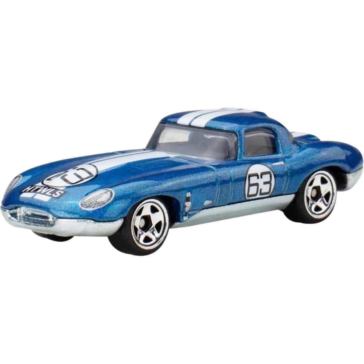 Hot Wheels Oyun Setleri, Mattel, Hot Wheels Vintage Tekli Arabalar HRT81 JBY90 JAGUAR LIGHTWEIGHT E-TYPE