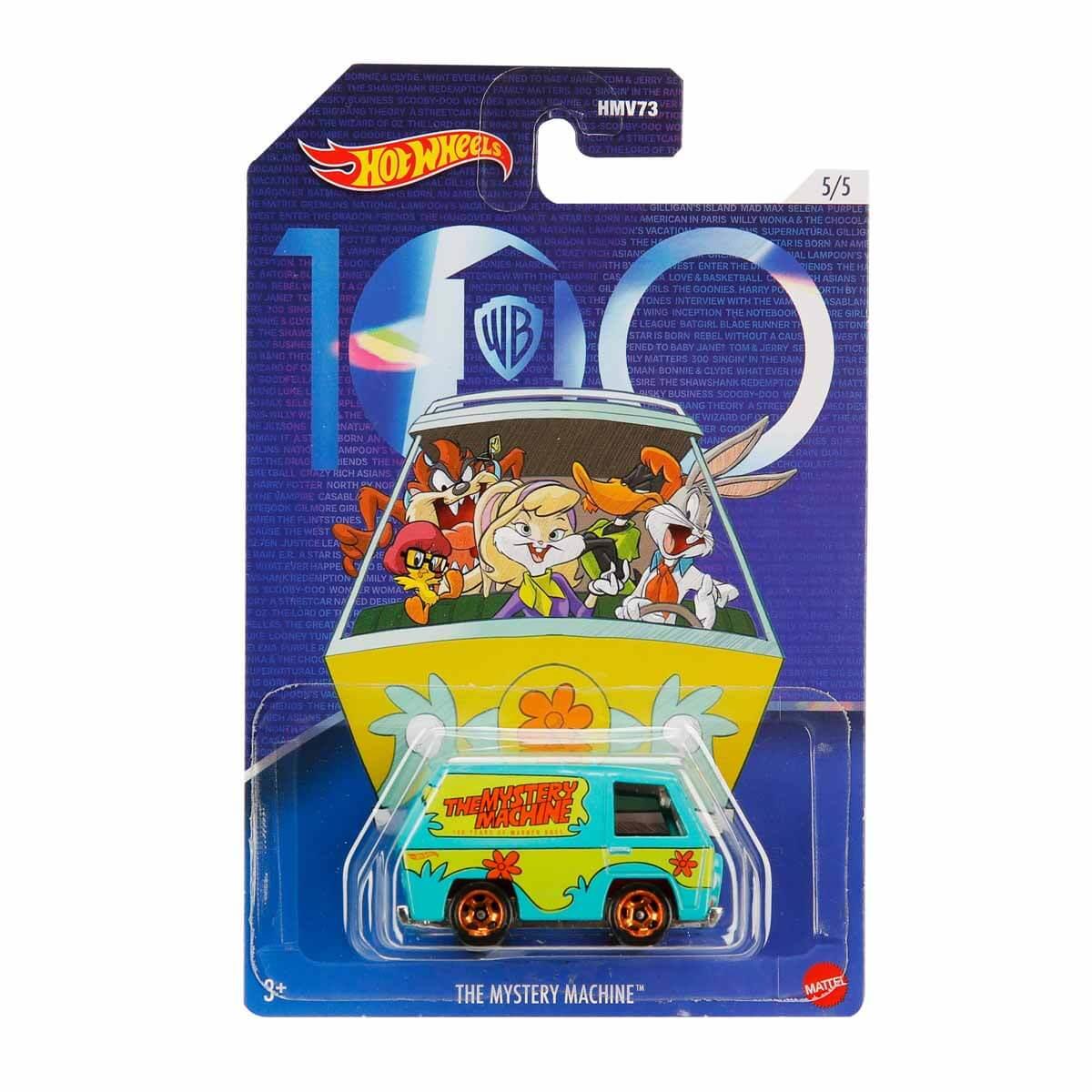 Hot Wheels Oyun Setleri, Hot Wheels, Hot Wheels Warnes Bros 100. Yıl Temalı Arabalar HMV73 HLK33 The Mystery Machine
