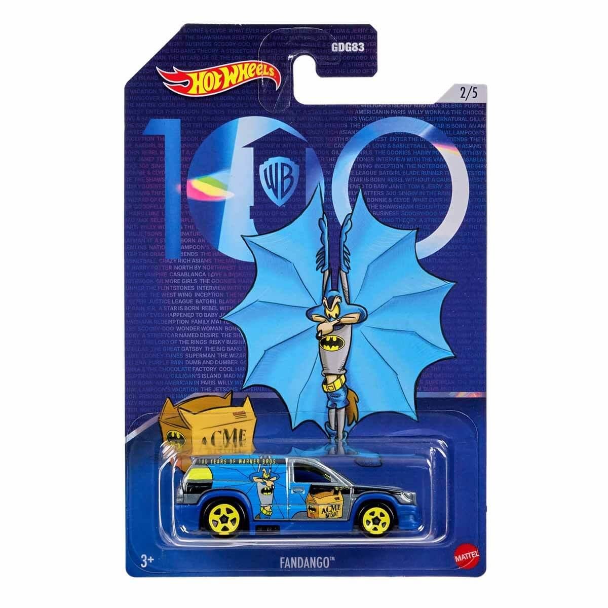 Hot Wheels Oyun Setleri, Hot Wheels, Hot Wheels Warnes Bros 100. Yıl Temalı Arabalar HMV73 HLK32 Fandango