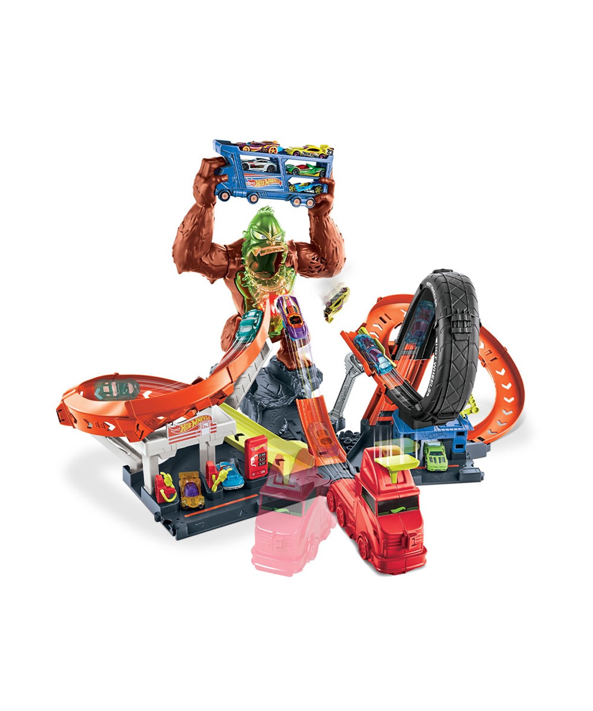 Hot Wheels Oyun Setleri, Hot Wheels, Hot Wheels Zehirli Goril Saldırısı Oyun Seti GTT94