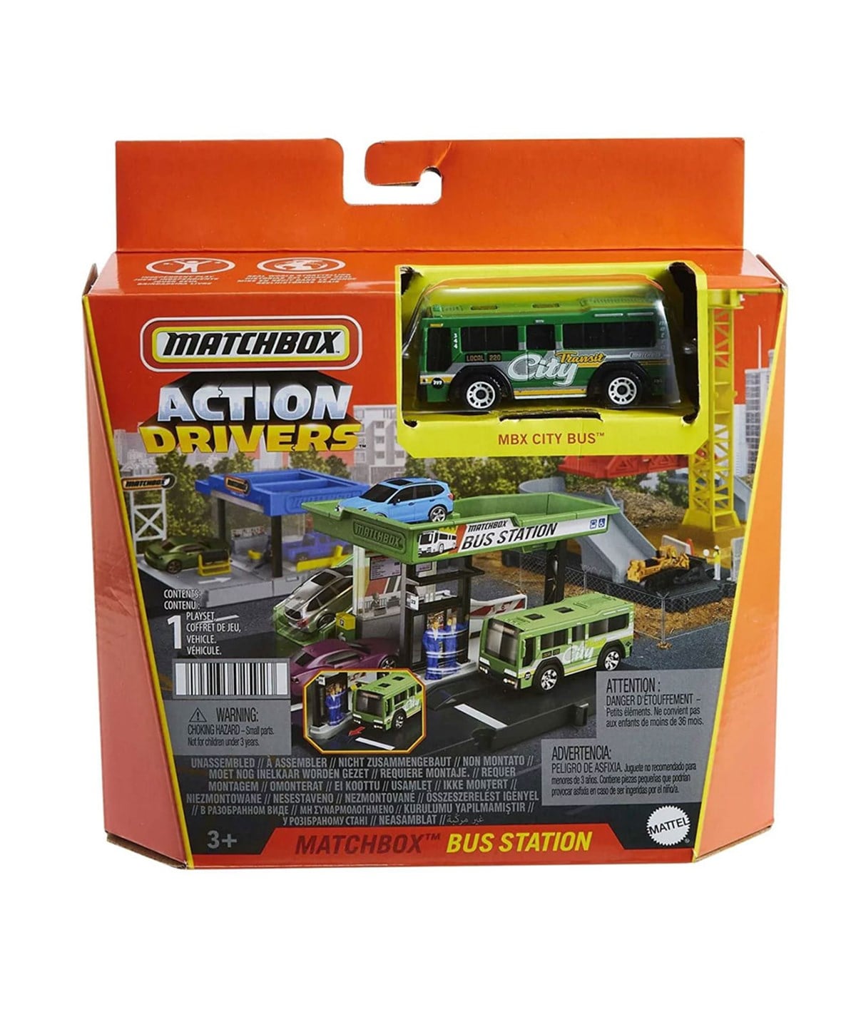 Hot Wheels Oyun Setleri, MATCHBOX, Matchbox Aksiyon Sürücüleri Oyun Seti HJT89 HDL08