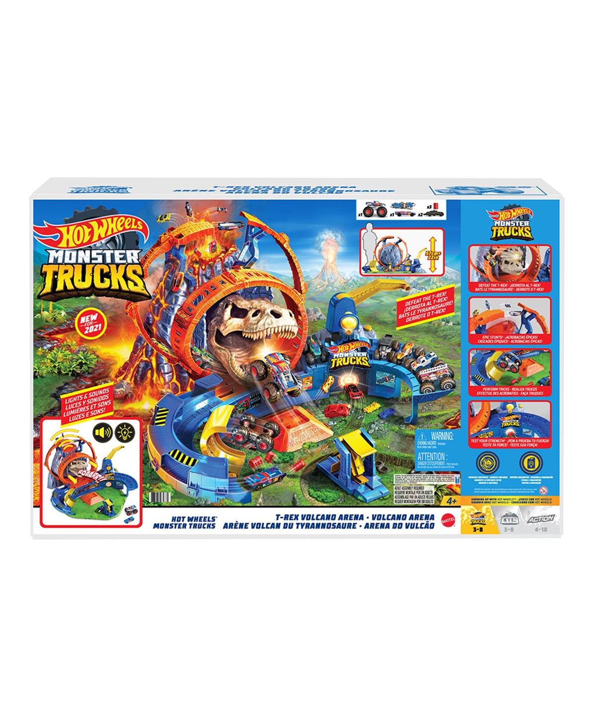 Hot Wheels Oyun Setleri, Hot Wheels, Monster Trucks Volkanik Alanda Macera Oyun Seti GYL14