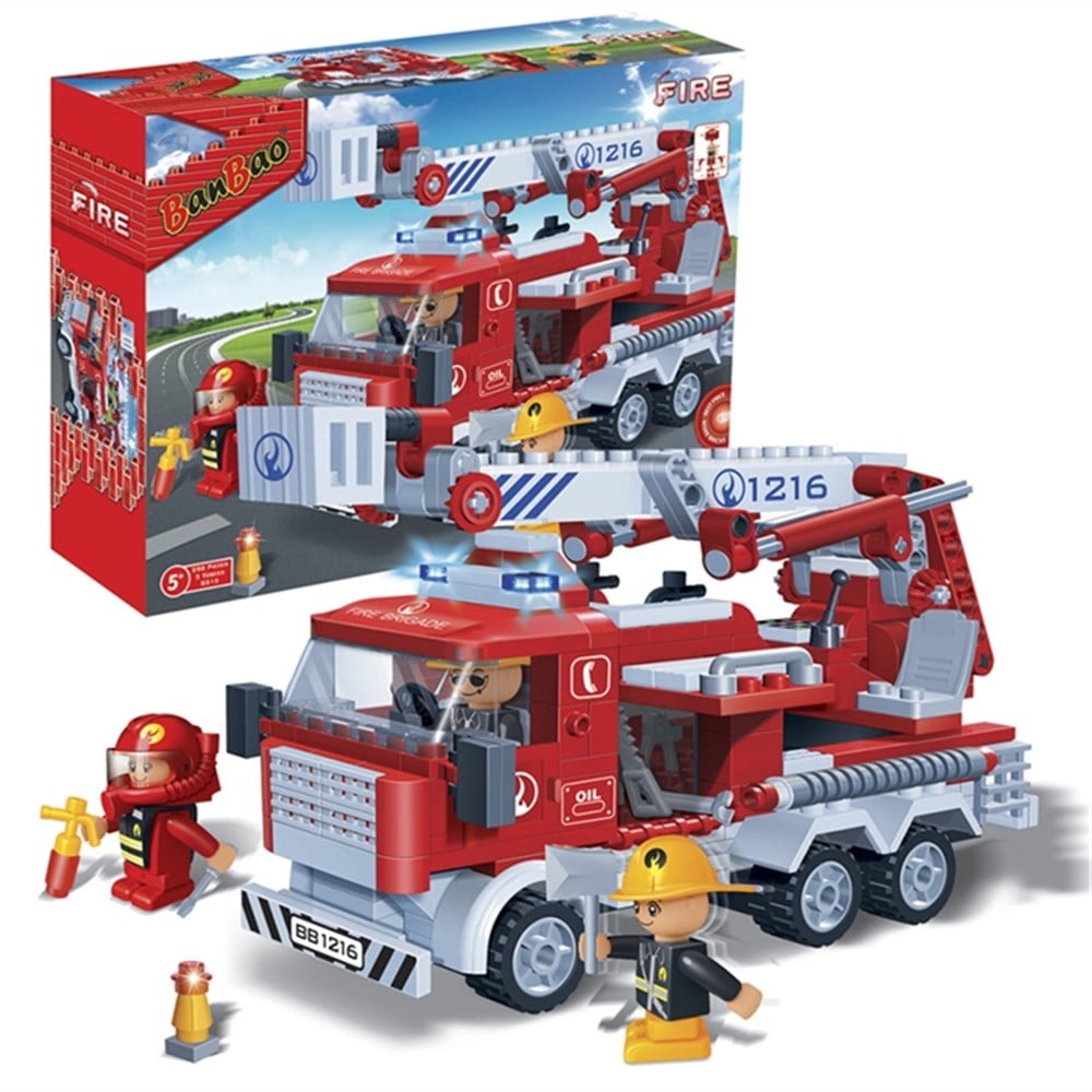 İtfaiye Arabası Lego Oyunu 290 Parça Banbao 8313