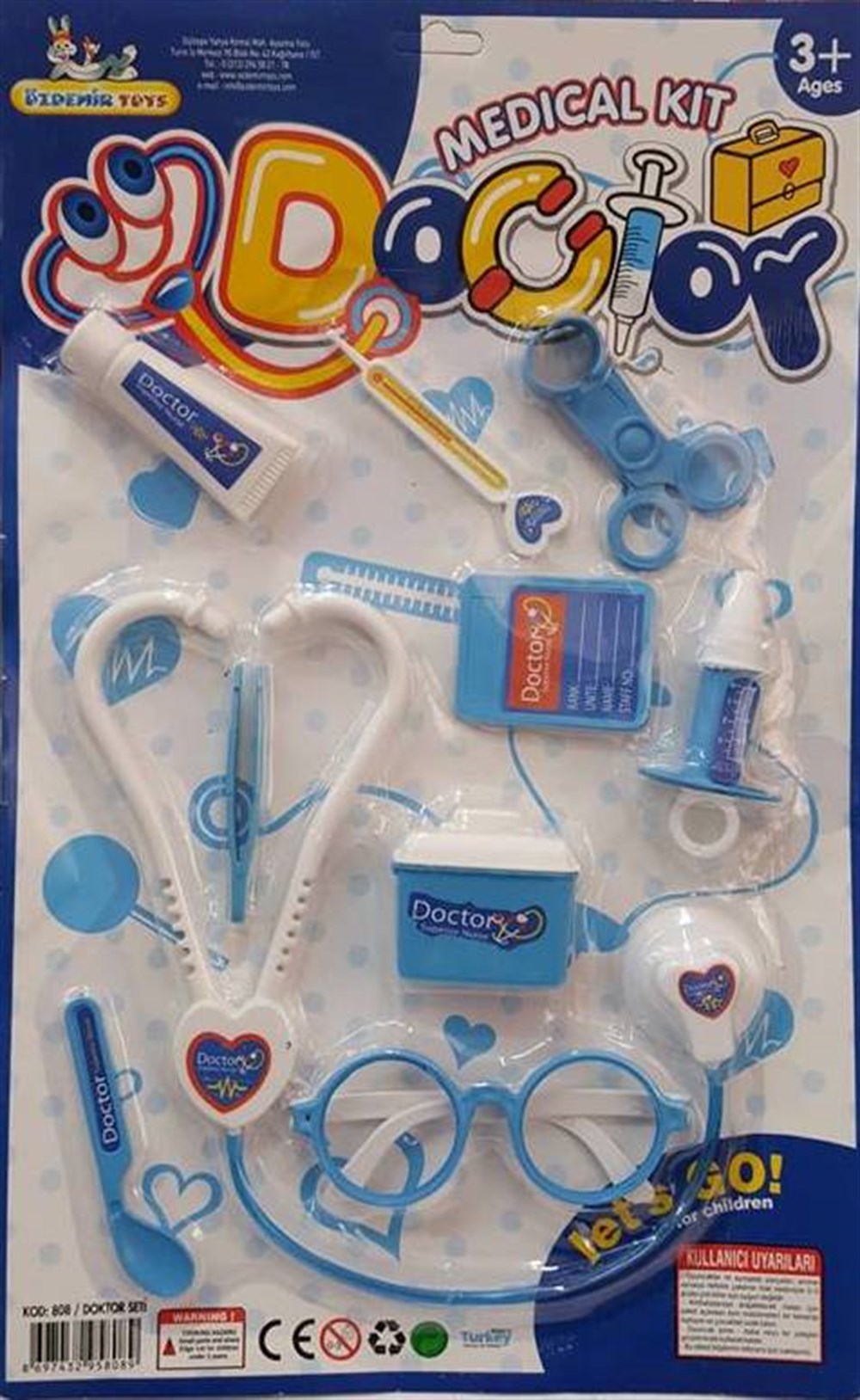 Kartela 10 Parça Doktor Seti 808