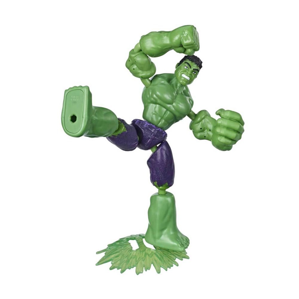 Kolleksiyon Karakterleri, Marvel Avengers, Avengers Bend & Flex Figür E7377 E7871 Hulk