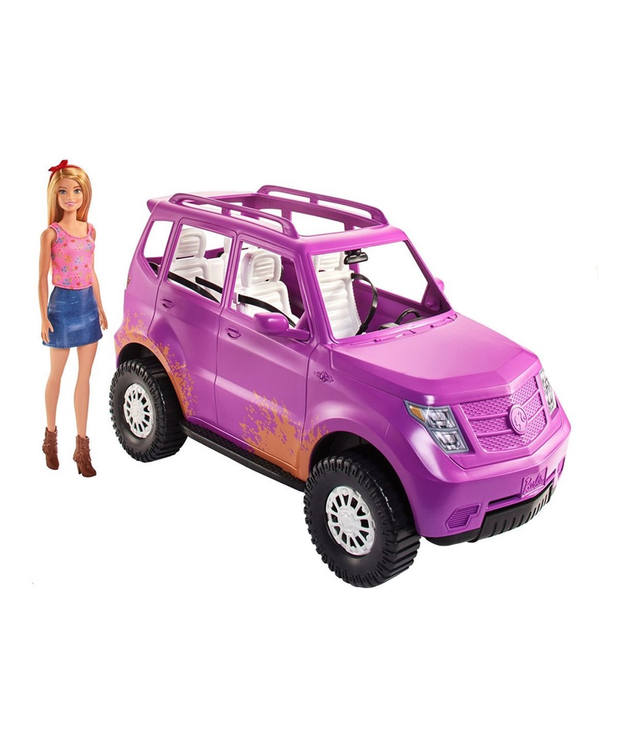 Kolleksiyon Karakterleri, Barbie, Barbie Bebek Ve SUV Aracı GHT18