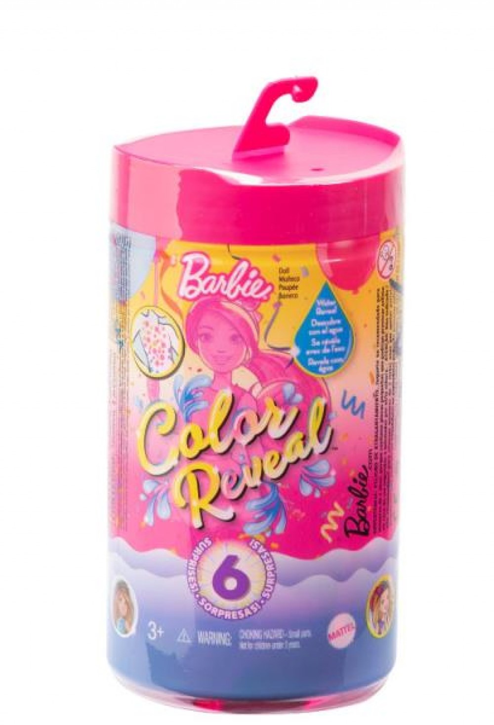 Kolleksiyon Karakterleri, Barbie, Barbie Color Reveal Renk Değiştiren Sürpriz Chelsea Parti Serisi - Seri 4 GWC62