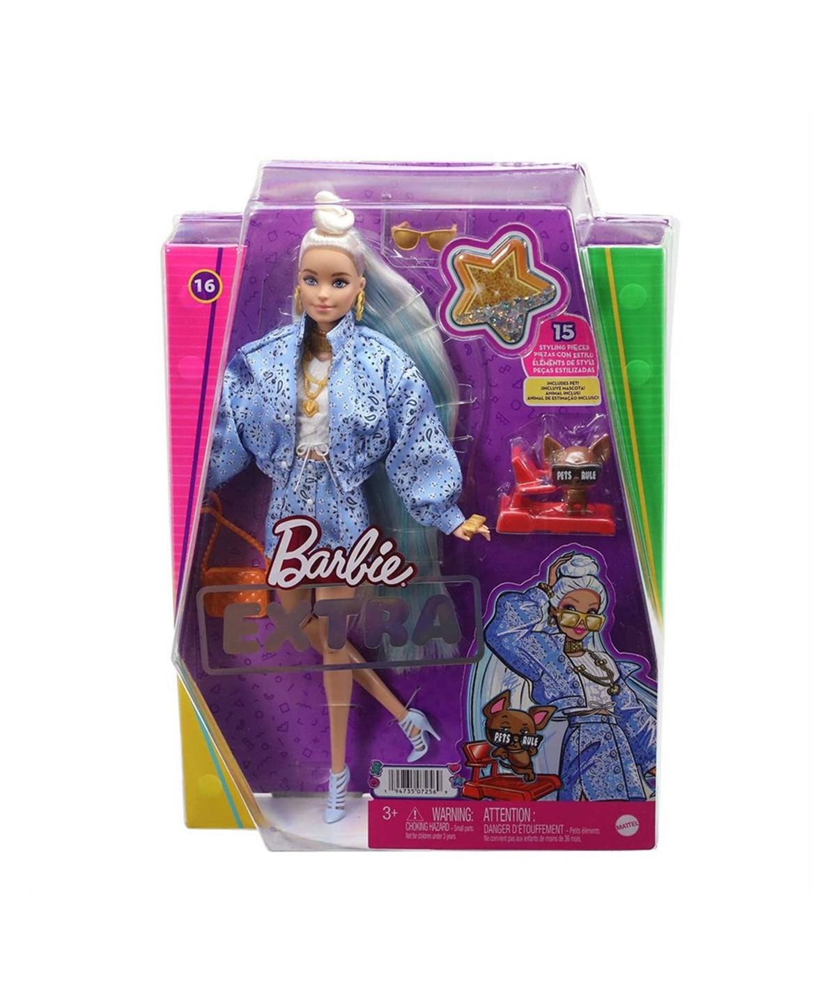 Kolleksiyon Karakterleri, Barbie, Barbie Ekstra Bebek ve Aksesuarları HHN08