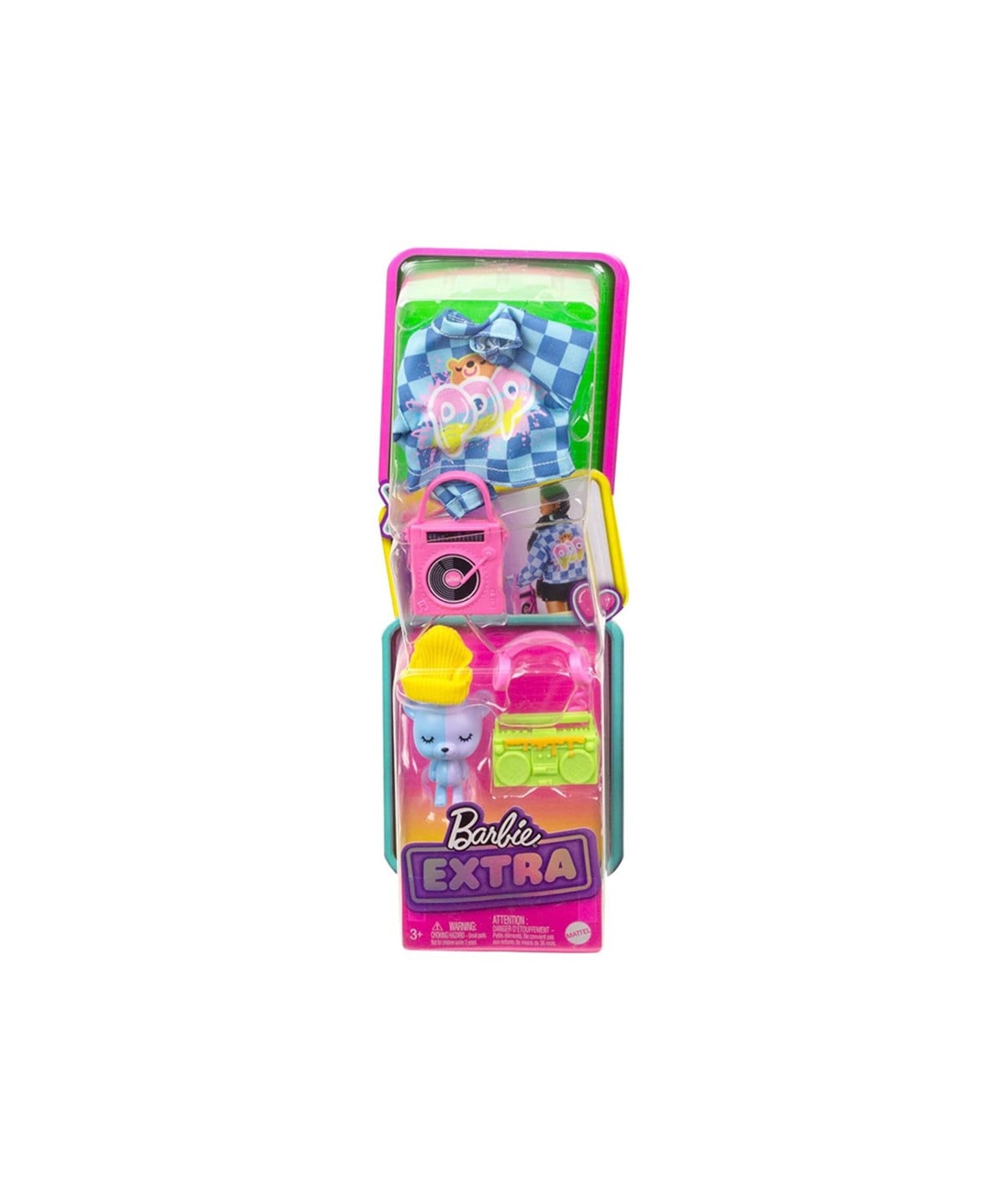 Kolleksiyon Karakterleri, Barbie, Barbie Extra Hayvan Dostları ve Kıyafet Paketleri HDJ38 HDJ41