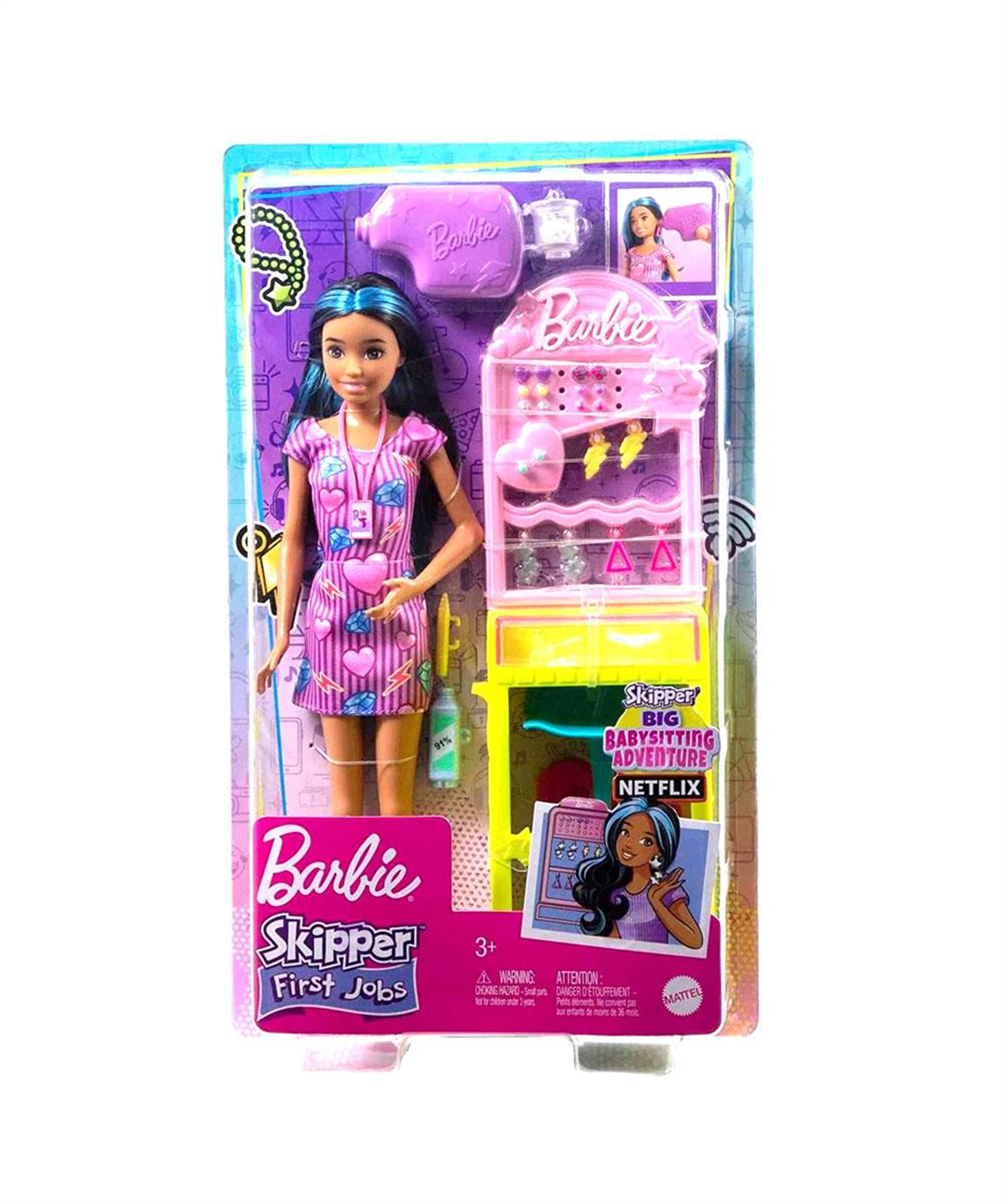Kolleksiyon Karakterleri, Barbie, Barbie Skipper'ın Takı Standı Oyun Seti HKD78